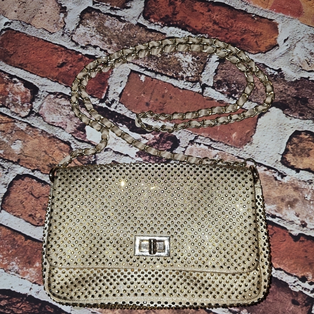 Gold Chain Crossbody Bag